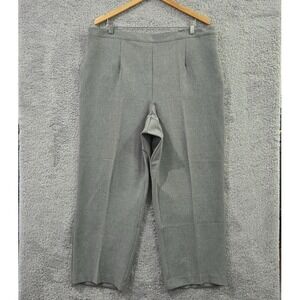 NWT Alfred Dunner Arizona Sky Ankle Pants Women 20W Gray Pull On Classic Fit
